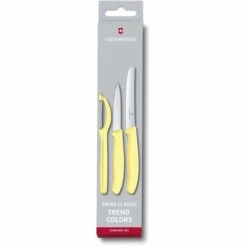 VICTORINOX Swiss Classic Gemüsemesser-Set Mit Universalschäler 3-teilig