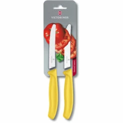VICTORINOX Swiss Classic Tomaten- Und Tafelmesser Set 2-tlg. 6.7836.L118 Gelb - Gelb