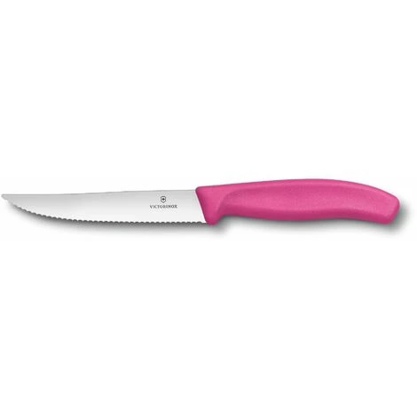 VICTORINOX Swiss Classic Gourmet Pizza-/ Steakmesser Set 2-tlg 6.7936.12L5 Pink - Pink 2 VICTORINOX Swiss Classic Gourmet Pizza-/ Steakmesser Set 2-tlg 6.7936.12L5 Pink - Pink – Bild 2
