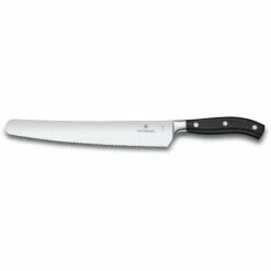 VICTORINOX Grand Maître Brot- Und Konditormesser 26 Cm Wellenschliff Schwarz - Schwarz