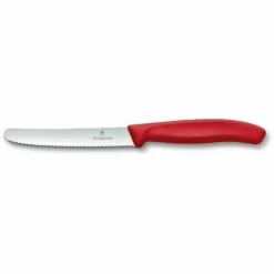VICTORINOX Swiss Classic Tomaten- Und Tafelmesser 6.7831/2 Gemüsemesser Rot - Rot