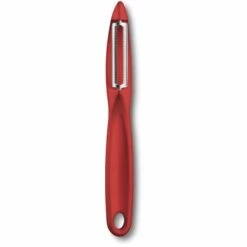 VICTORINOX Universalschäler Zackenschliff 7.6075.1/4 Sparschäler Gemüseschäler Rot