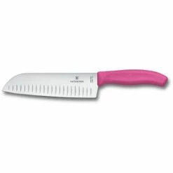VICTORINOX SwissClassic Santokumesser 6.8526.17L5B Kullenschliff 17 Cm Pink - Pink