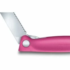 VICTORINOX Swiss Classic Gemüsemesser Faltbarer Griff Messer Wellenschliff Pink - Pink -Angebote Schneidwerkzeug Store 62799235 3
