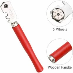 ASUPERMALL 6-Rad-Rollen-Glasschneider-Multifunktionaler Glasfliesenschneider -Angebote Schneidwerkzeug Store 63735557 4