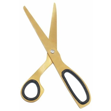 ILOVEMILAN Goldene Edelstahlschere Haushalt Büro Bandschneideschere Asymmetrie Stoff Schneiderei Schneiderschere Schneidwerkzeuge 5 ILOVEMILAN Goldene Edelstahlschere Haushalt Büro Bandschneideschere Asymmetrie Stoff Schneiderei Schneiderschere Schneidwerkzeuge – Bild 5