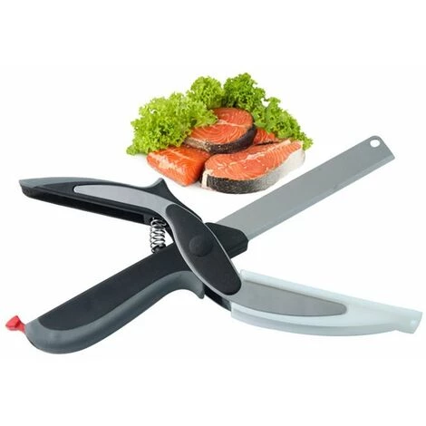 ILOVEMILAN 2-in-1-Küchenwerkzeuge Lebensmittelschere Gemüseschere Smart Chopper Multifunktionale Küchenschere 4 ILOVEMILAN 2-in-1-Küchenwerkzeuge Lebensmittelschere Gemüseschere Smart Chopper Multifunktionale Küchenschere – Bild 4
