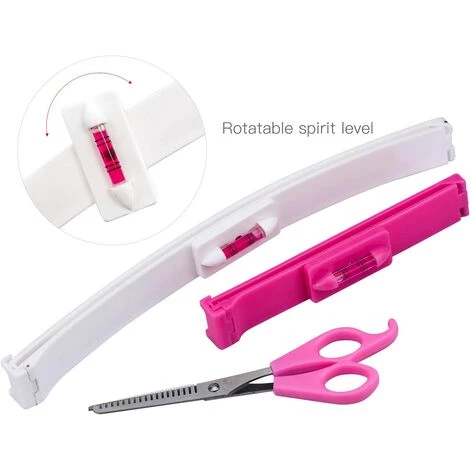 BARES Haarspange, Set Haarschneide-Nivellierungsclips Und Fransenschere, Haarstyling-Werkzeuge Zum Selbermachen DIY Trimmer 4 BARES Haarspange, Set Haarschneide-Nivellierungsclips Und Fransenschere, Haarstyling-Werkzeuge Zum Selbermachen DIY Trimmer – Bild 4