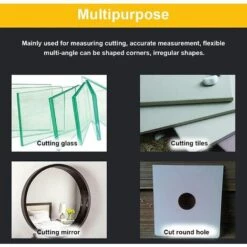Kreisförmiger Glasschneider Mit Saugnapf-Schneidwerkzeugen, Diamantschneider Kreisdurchmesser 400 Mm Für Hobby-Glasschneider -Angebote Schneidwerkzeug Store 63914699 3