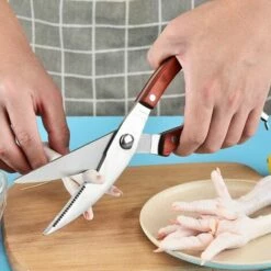 WERKZEUGE Multifunktionale Küchenschere – Geflügelschere Gesamtlänge 25,5 Cm – Edelstahlschere Zum Schneiden Von Hühnern, Knochen, Fleisch, Kräutern, Gemüse -Angebote Schneidwerkzeug Store 63916322 3