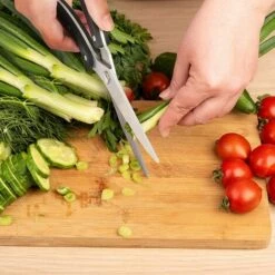 WERKZEUGE Multifunktionale Küchenschere – Geflügelschere Gesamtlänge 25,5 Cm – Edelstahlschere Zum Schneiden Von Hühnern, Knochen, Fleisch, Kräutern, Gemüse -Angebote Schneidwerkzeug Store 63916322 4