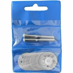 WERKZEUGE 10 Stück Diamant-Klinge Diamant-Schneidmaterialien 22 Mm + 2 X Kohlenstoffstahl-Klappenfräser Zum Idealen Schneiden Von Edelsteinen, Glas, Keramik, Porzellan, Fliesen -Angebote Schneidwerkzeug Store 63918362 5