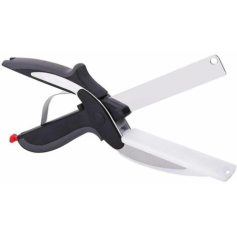 WERKZEUGE Cleverer Cutter, 2-in-1-Chopper-Cutter Und Multifunktions-Küchenschere Ersetzen Ihre Küchenmesser Und Ihr Schneidebrett 1 WERKZEUGE Cleverer Cutter, 2-in-1-Chopper-Cutter Und Multifunktions-Küchenschere Ersetzen Ihre Küchenmesser Und Ihr Schneidebrett