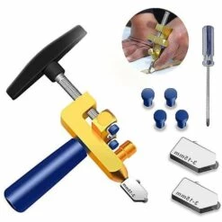 THSINDE Fliesenschneider, Manueller Fliesenschneider Keramikfliesen Porzellanfliesen - Plemdea Schwarz