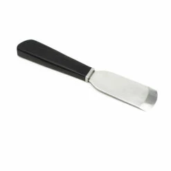 LIFCAUSAL Tragbarer Leder-Ausdünnungsschneider, Multifunktionaler Holzgriff, Chromstahlschneider, Haushalt, DIY, Pflanzlich Gegerbtes Lederhandwerk, Ausdünnungsschaufel, Kantenschneider (runde Kanten)