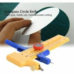 QERSTA Einstellbares Kompass-Cutter Circle Cutter Messer Für Papier/Folie/Leder/Handwerk Compass Circle Cutter -Angebote Schneidwerkzeug Store 64156086 5