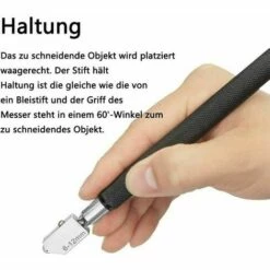 Dontodent Glasschneider, Hartmetall-Glasschneider, Professionelles Wolframkarbid, Silber-Glasschneider, Glasschneider, Flaschenschneider, Glasschneider Für 2-20 Mm -Angebote Schneidwerkzeug Store 64160254 3