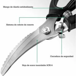 BF Küchenschere Multifunktions Fleischschere Hühnerschere Geflügel Edelstahlschere Hühnerknochen Fleisch Kräuter Gemüseschere (Schwarz) 7 BF Küchenschere Multifunktions Fleischschere Hühnerschere Geflügel Edelstahlschere Hühnerknochen Fleisch Kräuter Gemüseschere (Schwarz) -Angebote Schneidwerkzeug Store 64179957 3
