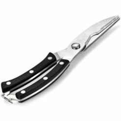 BF Küchenschere Hochwertige, Strapazierfähige Edelstahl-Küchenschere Gefederte Geflügel- Und Knochenschere Komfortabler Griff