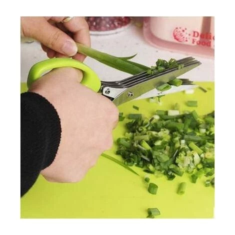 BF 19cm Gehackt 5 Lagen Basilikum Rosmarin Küchenschere Hacken Frühlingszwiebel Messer Kräuter Waschen Gewürz Kochwerkzeug Schnitt Blau 4 BF 19cm Gehackt 5 Lagen Basilikum Rosmarin Küchenschere Hacken Frühlingszwiebel Messer Kräuter Waschen Gewürz Kochwerkzeug Schnitt Blau – Bild 4