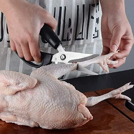 BF Hochleistungs-Küchenschere Professionelle Hühnerknochenschere/Edelstahlschere Küchenwerkzeuge Für Heimköche 2 BF Hochleistungs-Küchenschere Professionelle Hühnerknochenschere/Edelstahlschere Küchenwerkzeuge Für Heimköche – Bild 2