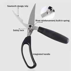 BF Hochleistungs-Küchenschere Professionelle Hühnerknochenschere/Edelstahlschere Küchenwerkzeuge Für Heimköche 9 BF Hochleistungs-Küchenschere Professionelle Hühnerknochenschere/Edelstahlschere Küchenwerkzeuge Für Heimköche -Angebote Schneidwerkzeug Store 64180292 5