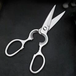 BF Küchenschere Multifunktionale Schere Multifunktionale Küchenschere Abnehmbare Edelstahlklinge Eingebauter Korkenzieher Und Nussknacker Perfekt Zum Schneiden Von Fleisch -Angebote Schneidwerkzeug Store 64180436 3