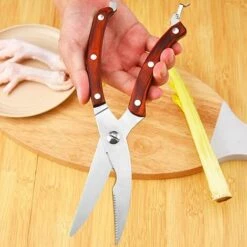 BF Hochwertiges Küchenscheren-Set Aus Edelstahl, Scharfe Geflügelschere, Multifunktionale Küchenschere, Insgesamt 25,5 Cm, Zum Schneiden Von Hähnchen, Fisch, Geflügelknochen, Gemüse -Angebote Schneidwerkzeug Store 64180490 4