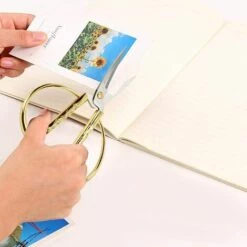 ILOVEMILAN Chinoiserie Dragon And Phoenix Chinesische Schere Edelstahlschere Nähschere, Vergoldete Schneiderschere Zum Nähen Von Haushaltshandwerk Bonsai-Küche -Angebote Schneidwerkzeug Store 64492326 4