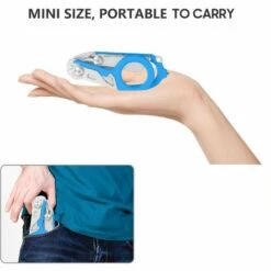 LIFCAUSAL Multitool-Schere, Faltbar, 6-in-1-Multifunktionsschere, Notfallschere, Outdoor Survival, Heimreparatur, Hartmetall, Glasbrecher, Sauerstofftank, Schraubenschlüssel, Ringschneider, Gurtschneider, Lineal (blau) -Angebote Schneidwerkzeug Store 64704643 3