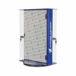 MARTINEZ ALBAINOX Albainox-Besteckvitrine, Größe 30 C 50 Cm, Zwei Seiten, Metallstruktur Und Methacrylat-Türen, Abschließbar