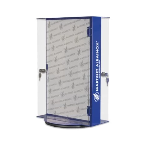 MARTINEZ ALBAINOX Albainox-Besteckvitrine, Größe 30 C 50 Cm, Zwei Seiten, Metallstruktur Und Methacrylat-Türen, Abschließbar 1 MARTINEZ ALBAINOX Albainox-Besteckvitrine, Größe 30 C 50 Cm, Zwei Seiten, Metallstruktur Und Methacrylat-Türen, Abschließbar