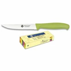 TOPCUTLERY Top Cutlery Tischmesser, Mit Mango Gespritztem ABS, Klinge Aus 11,5 Cm Rostfreiem Stahl, Grün, 17324-VE
