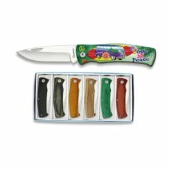 MARTINEZ ALBAINOX Set Mit 6 3D "love And Peace" Messern. H:7cm