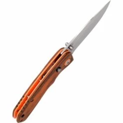 Assistiertes Taschenmesser Third, Holzgriff Mit Orangefarbenen Einlagen, Klinge Aus Rostfreiem Stahl 8,5 Cm, Feststellachse, Gesamt 19,9 Cm, K4108R -Angebote Schneidwerkzeug Store 64717829 2