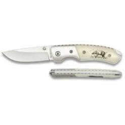 MARTINEZ ALBAINOX Taschenmesser Albainox Deluxe Wildschwein, Stahlzwinge, 6,5 Cm Klinge Aus Edelstahl, Mango ABS, 19771