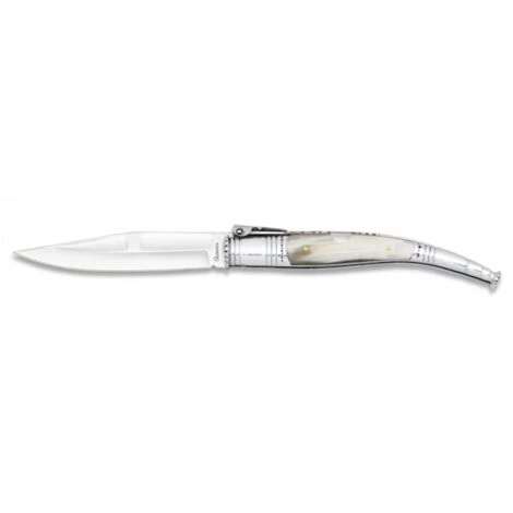MARTINEZ ALBAINOX Albainox Serrana-Messer, 12 Cm Lange Klinge Aus Rostfreiem Stahl, Mango Stierhorn, Zwinge Aus Rostfreiem Stahl, Mit Ratsche, In Geschenkverpackung 1 MARTINEZ ALBAINOX Albainox Serrana-Messer, 12 Cm Lange Klinge Aus Rostfreiem Stahl, Mango Stierhorn, Zwinge Aus Rostfreiem Stahl, Mit Ratsche, In Geschenkverpackung