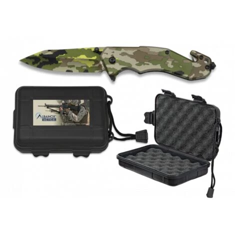 MARTINEZ ALBAINOX Albainox-Taktikmesser, Klinge Aus 8,5 Cm Rostfreiem Stahl, Mango ABS, Mit Clip, Inklusive ABS-Etui 1 MARTINEZ ALBAINOX Albainox-Taktikmesser, Klinge Aus 8,5 Cm Rostfreiem Stahl, Mango ABS, Mit Clip, Inklusive ABS-Etui