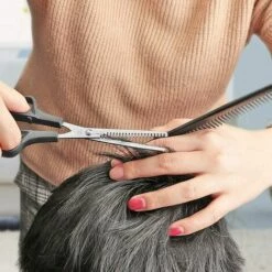 HEGUYEY Stück Friseur Effilierschere, Professionelle Salon Zahn Effilierschere Mit Hochwertigem Edelstahl Schaft ABS Griff -Angebote Schneidwerkzeug Store 64880099 5