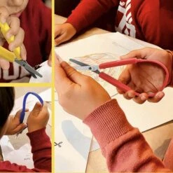 HEGUYEY 3 Stück Farbige Schlaufenscheren, Selbstöffnende Sicherheitsschere, Leicht Zu Greifende Kinderschere Für Besondere Bedürfnisse, Sicherheitsgriffe Mit Runder Spitze, 3 Farben 9 HEGUYEY 3 Stück Farbige Schlaufenscheren, Selbstöffnende Sicherheitsschere, Leicht Zu Greifende Kinderschere Für Besondere Bedürfnisse, Sicherheitsgriffe Mit Runder Spitze, 3 Farben -Angebote Schneidwerkzeug Store 64880168 5