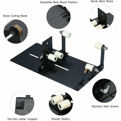 LIFCAUSAL 19PC Glasflasche Upgrade Version Quadratisch Und Rund Wein Bier Glas Skulpturen Cutter Für DIY Glasschneidemaschine Metall Pad Flaschenhalter 4 LIFCAUSAL 19PC Glasflasche Upgrade Version Quadratisch Und Rund Wein Bier Glas Skulpturen Cutter Für DIY Glasschneidemaschine Metall Pad Flaschenhalter – Bild 4