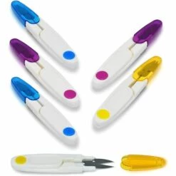 HEGUYEY 6 Stück Tragbare Mehrzweck-U-Scheren-Drahtschere Mit Kleidungs-Sicherheitsabdeckung