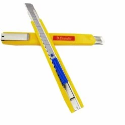 FUIENKO 10 Stücke 9mm ESSELTE Kleine Größe Messer 60 Grad Edelstahl Messer Für Auto Wrap Papier Und Büro Messer DIY Kunst Cutter -Angebote Schneidwerkzeug Store 65277541 3