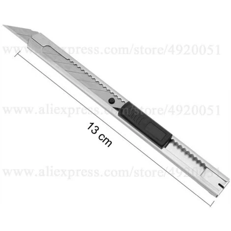 FUIENKO Auto Aufkleber Wrapping Film Schneiden Messer Edelstahl Silber Kunst Messer Klingen Schreibwaren Schule Werkzeuge Papier Cutter 2E02 + 2E03 2 FUIENKO Auto Aufkleber Wrapping Film Schneiden Messer Edelstahl Silber Kunst Messer Klingen Schreibwaren Schule Werkzeuge Papier Cutter 2E02 + 2E03 – Bild 2