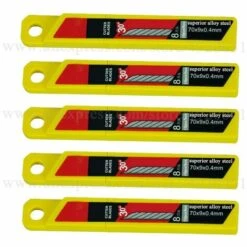 FUIENKO 50 Stücke Büro Liefert Utility Messer Refill Klingen Legierung Stahl Austauschbare Schneiden Klinge Für Utility Messer Papier Film Cutter 5E03