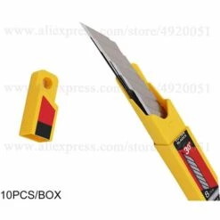 FUIENKO 50 Stücke Büro Liefert Utility Messer Refill Klingen Legierung Stahl Austauschbare Schneiden Klinge Für Utility Messer Papier Film Cutter 5E03 7 FUIENKO 50 Stücke Büro Liefert Utility Messer Refill Klingen Legierung Stahl Austauschbare Schneiden Klinge Für Utility Messer Papier Film Cutter 5E03 -Angebote Schneidwerkzeug Store 65280278 3