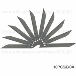 FUIENKO 50 Stücke Büro Liefert Utility Messer Refill Klingen Legierung Stahl Austauschbare Schneiden Klinge Für Utility Messer Papier Film Cutter 5E03 9 FUIENKO 50 Stücke Büro Liefert Utility Messer Refill Klingen Legierung Stahl Austauschbare Schneiden Klinge Für Utility Messer Papier Film Cutter 5E03 -Angebote Schneidwerkzeug Store 65280278 5
