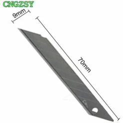 Fuienko 1PC Kunst Utility Messer 50PCS Klingen Für Schreibwaren Schule Papier Grafiken Büro Diy Cutter Auto Film Vinyl Schneiden E02 + 5E03 -Angebote Schneidwerkzeug Store 65280279 4
