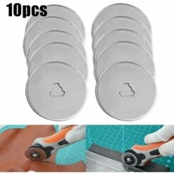GESCHENKE 10 Stück Rollschneider Ersatzklingen Rollenschneider Nähen Schneidemesser Werkzeuge (45mm)