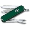 VICTORINOX Classic SD Kleines Taschenmesser 0.6223.4 7 Funktionen Grün